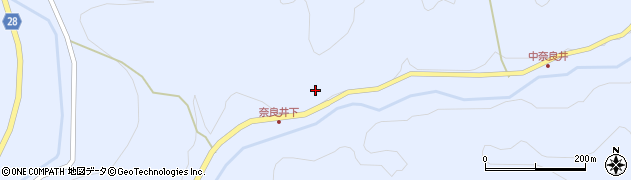 滝之口古井口線周辺の地図