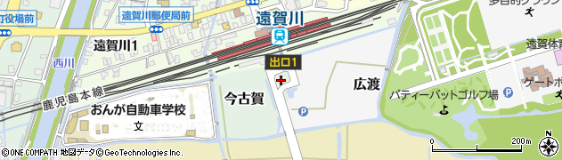 ＪＲ九州レンタカー＆パーキング遠賀川駅南駐車場周辺の地図