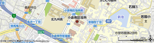 福岡県北九州市小倉南区周辺の地図
