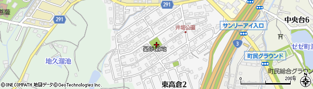井堀公園周辺の地図
