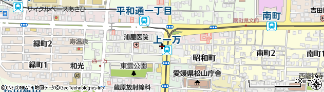 愛媛信用金庫城東支店周辺の地図