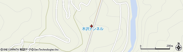 徳島県那賀町（那賀郡）掛盤（奈路）周辺の地図