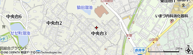 南山田区公民館周辺の地図