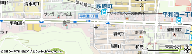 丸善株式会社　松山営業所書籍部周辺の地図