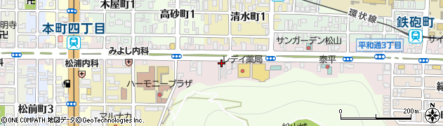瀬戸内タクシー有限会社　配車専用周辺の地図