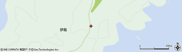 徳島県阿南市伊島町（八町坂）周辺の地図