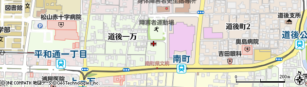 愛媛県国際交流センター周辺の地図