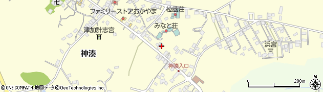 福岡県宗像市神湊917周辺の地図