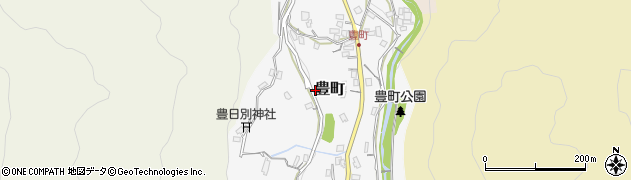 福岡県北九州市八幡東区豊町周辺の地図
