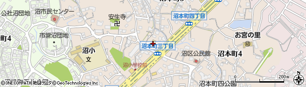 セブンイレブン小倉沼本町店周辺の地図