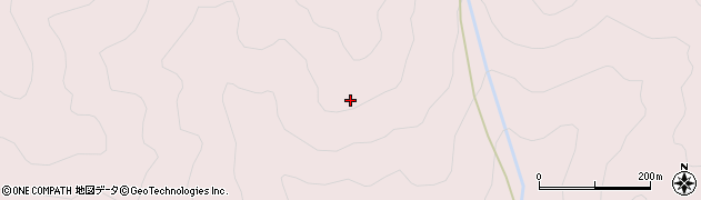 徳島県那賀町（那賀郡）竹ヶ谷（豊後）周辺の地図