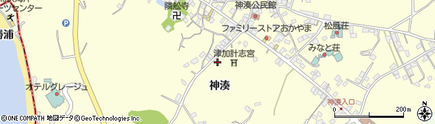 福岡県宗像市神湊953周辺の地図