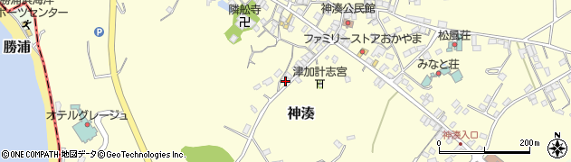 福岡県宗像市神湊957周辺の地図
