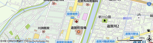 遠賀町中央公民館周辺の地図