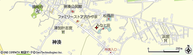 福岡県宗像市神湊1249周辺の地図