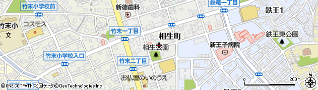 福岡県北九州市八幡西区相生町6-12周辺の地図