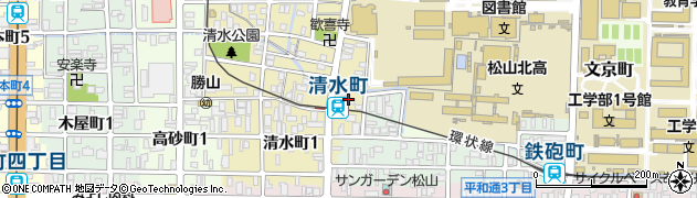 正林寺周辺の地図