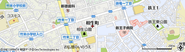 福岡県北九州市八幡西区相生町6-8周辺の地図