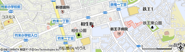 福岡県北九州市八幡西区相生町3-16周辺の地図