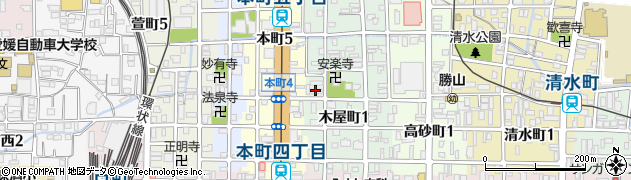 カイロプラクティック・関西鍼灸院周辺の地図