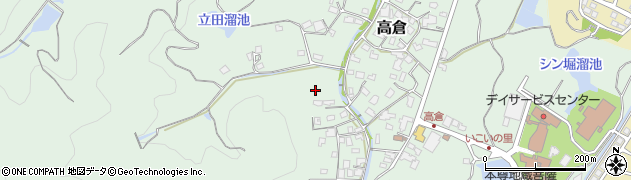福岡県岡垣町（遠賀郡）高倉周辺の地図