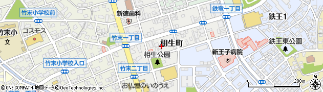 福岡県北九州市八幡西区相生町6周辺の地図