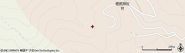 徳島県那賀町（那賀郡）出羽（上屋敷）周辺の地図