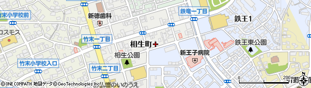 福岡県北九州市八幡西区相生町3-14周辺の地図