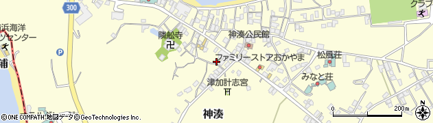 福岡県宗像市神湊1118周辺の地図