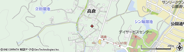 福岡県遠賀郡岡垣町高倉100周辺の地図