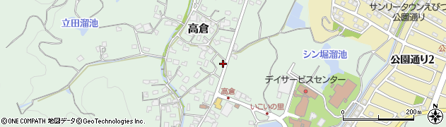 福岡県遠賀郡岡垣町高倉1054周辺の地図