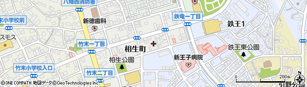 福岡県北九州市八幡西区相生町3周辺の地図