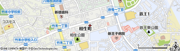 福岡県北九州市八幡西区相生町3-21周辺の地図