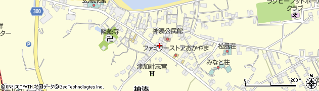 福岡県宗像市神湊990周辺の地図