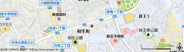 福岡県北九州市八幡西区相生町3-28周辺の地図