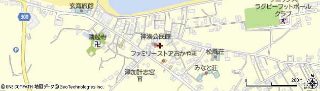 福岡県宗像市神湊1008周辺の地図