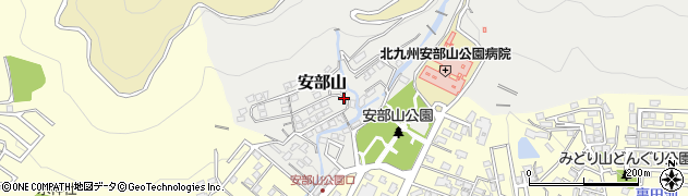福岡県北九州市小倉南区安部山10周辺の地図