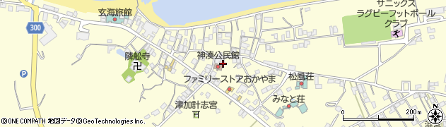 福岡県宗像市神湊1010周辺の地図