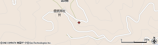 徳島県那賀郡那賀町出羽西浦周辺の地図