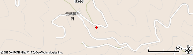 徳島県那賀町（那賀郡）出羽（西浦）周辺の地図