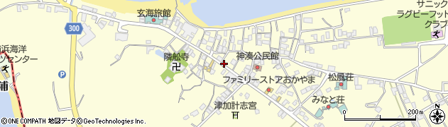 福岡県宗像市神湊1106周辺の地図