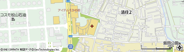 愛媛エフ・エー・ゼット株式会社アイテムえひめ周辺の地図