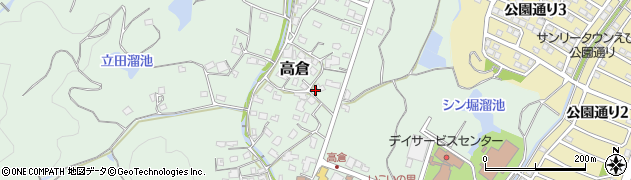 福岡県遠賀郡岡垣町高倉1051周辺の地図