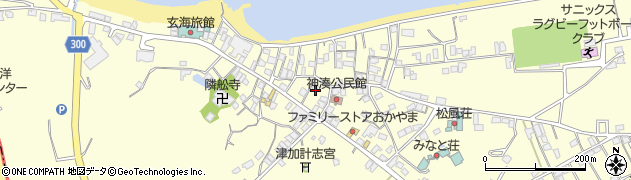 福岡県宗像市神湊983周辺の地図