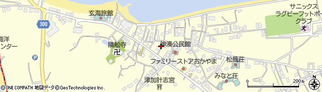 福岡県宗像市神湊1116周辺の地図