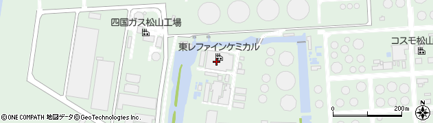 東レ・ファインケミカル株式会社　松山工場周辺の地図