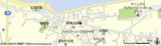 福岡県宗像市神湊1050周辺の地図