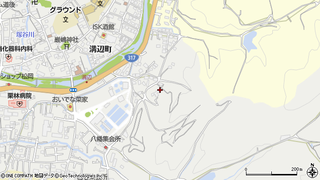 〒791-0101 愛媛県松山市溝辺町の地図