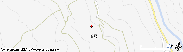 愛媛県西条市大保木６号周辺の地図