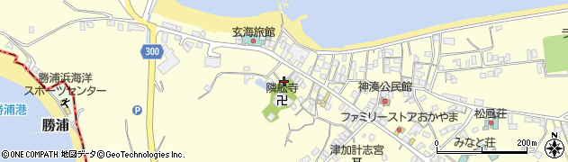 福岡県宗像市神湊1191周辺の地図